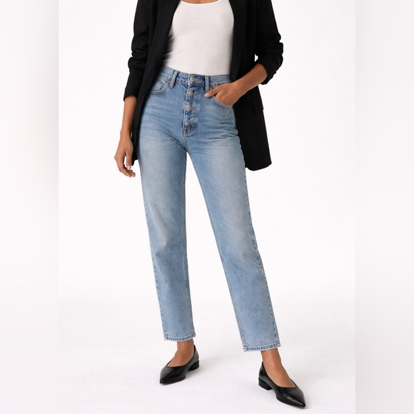 Re/Done Denim - RE/DONE Originals High Rise Button Fly Jeans 28 Made in USA Vintage Wash